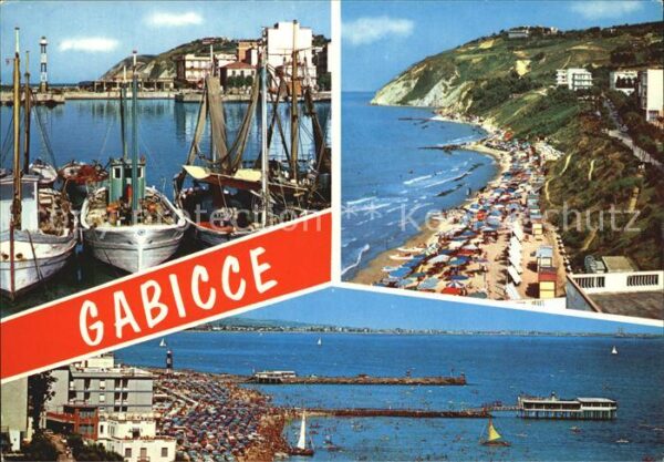 Gabicce Mare Hafen Fischerboote Strand