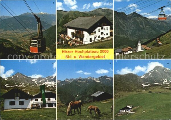 Saltaus Seilbahn Hirzer Hochplateau Berggasthof