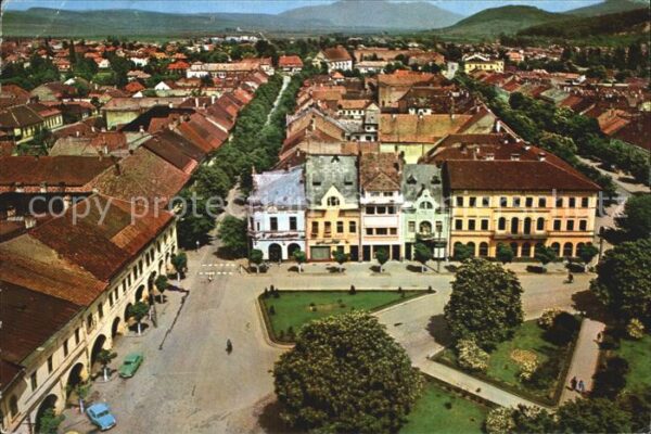 Bistrita Blick über die Stadt