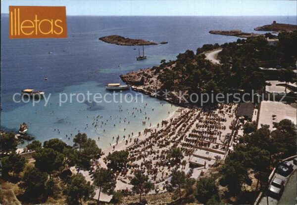 Illetas Bucht Strand Fliegeraufnahme