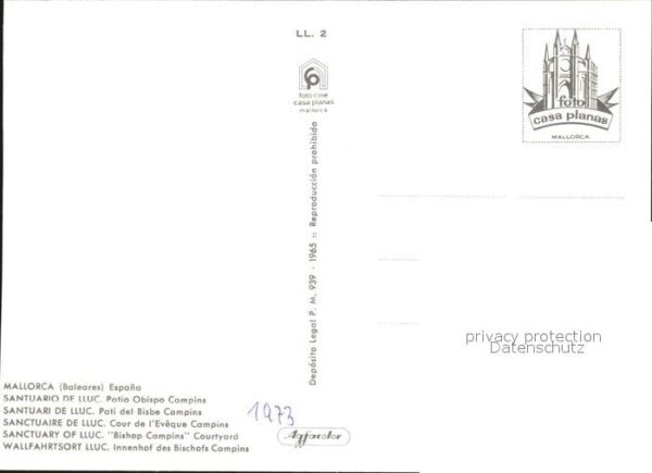 Lluc Santuario Patio Obispo Campins – Bild 2