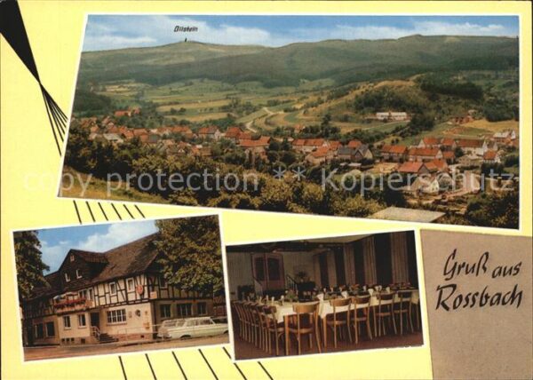 Rossbach Witzenhausen Panorama Bilstein Gasthaus Pension Zum