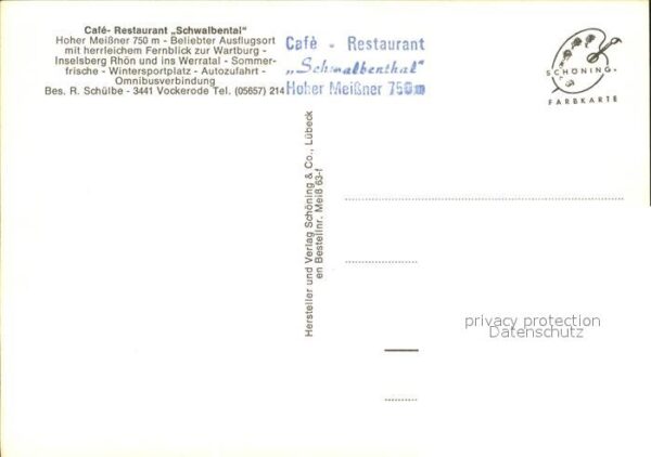Hoher Meissner Panorama Cafe Restaurant Schwalbental S – Bild 2