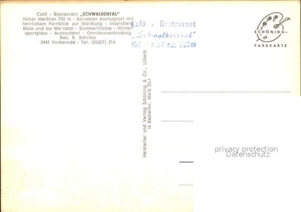 Hoher Meissner Cafe Restaurant Schwalbental Sender – Bild 2