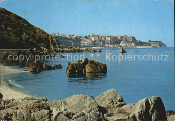 Tropea Scorcio panoramico Küste Felsen