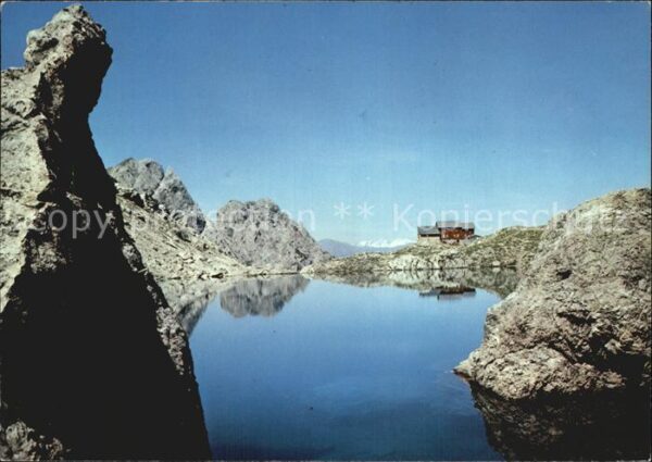 Karlsbader Huette Laserz See Bergsee Lienzer Dolomiten