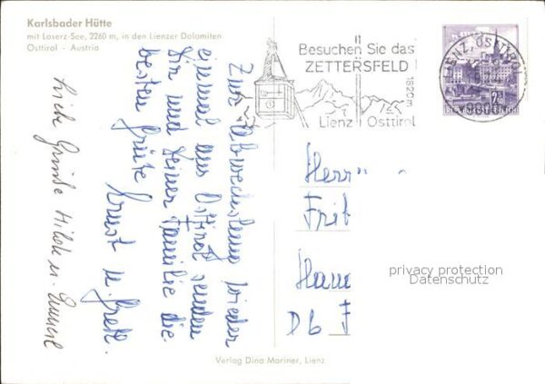 Karlsbader Huette Laserz See Bergsee Lienzer Dolomiten – Bild 2