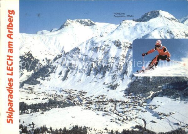 Lech Vorarlberg Rüfibahn Bergstation Schiparadies am Ar