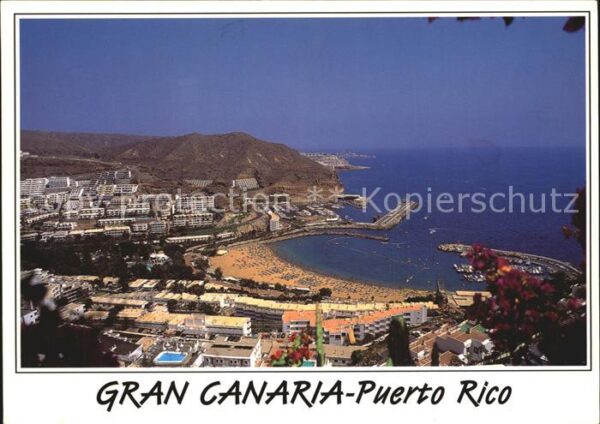 Puerto Rico Gran Canaria Panorama Strand Küste