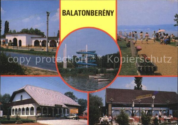 Balatonbereny Badeort am Plattensee Strandpromenade R