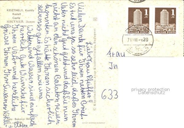 Keszthely Kastely Schloss – Bild 2