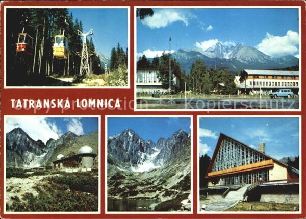 Tatranska Lomnica Vysoke Tatry Hohe Tatra Bergbahn Hotel