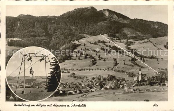 Nesselwang mit Alpspitze und Sessellift