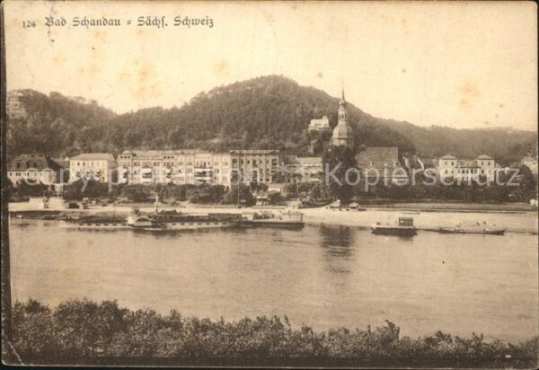 Bad Schandau Partie an der Elbe