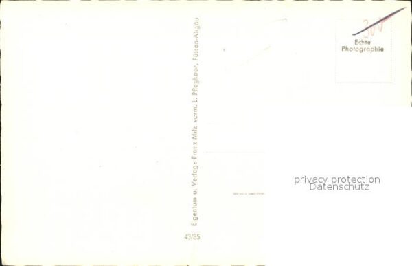 Fuessen Allgaeu Prinz-Luitpold Glasfelderkopf – Bild 2