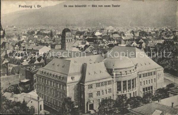 Freiburg Breisgau Neue Universität vom Neuen Theater aus