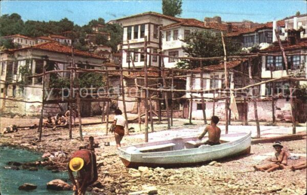 Ohrid Strand Boote