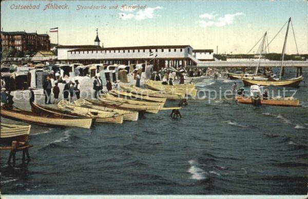 Ahlbeck Ostseebad Strandpartie und Herrenbad
