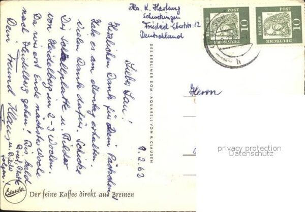 Bremen Brückenpartie Künstlerkarte – Bild 2