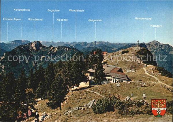 Ruhpolding Rauschberggipfel mit Alpen