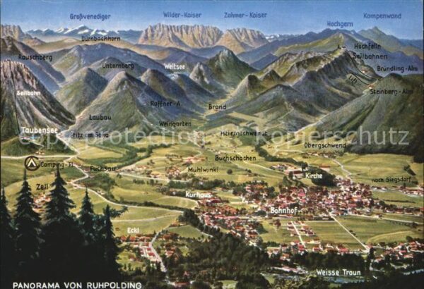 Ruhpolding Fliegeraufnahme