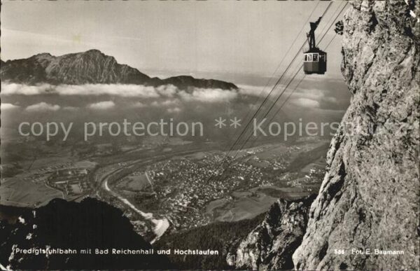 Bad Reichenhall Predigtstuhlbahn und Hochstaufen