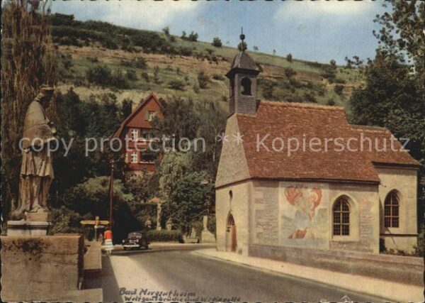 Bad Mergentheim Wolfgangsbrücke mit Wolfgangskapelle