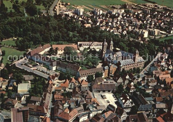 Bad Mergentheim Fliegeraufnahme Deutsch-Ordensschloss