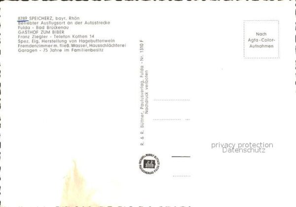 Speicherz Fliegeraufnahme Gasthof zum Biber – Bild 2