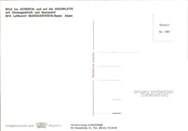 Marquartstein Fliegeraufnahme Achental Hochplatte – Bild 2