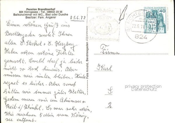 Koenigsee Berchtesgaden Pension Brandtnerhof – Bild 2