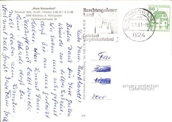 Schoenau Koenigssee Haus Sonnenhof – Bild 2