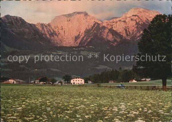 Schoenau Berchtesgaden  t
mit Kehlstein Göll und Brett