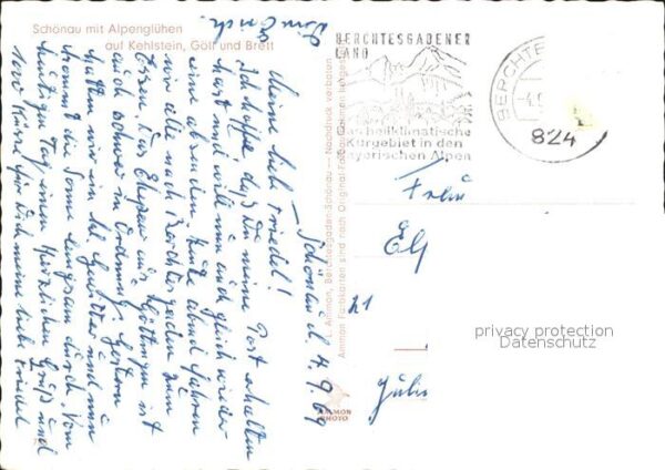 Schoenau Berchtesgaden  t
mit Kehlstein Göll und Brett – Bild 2