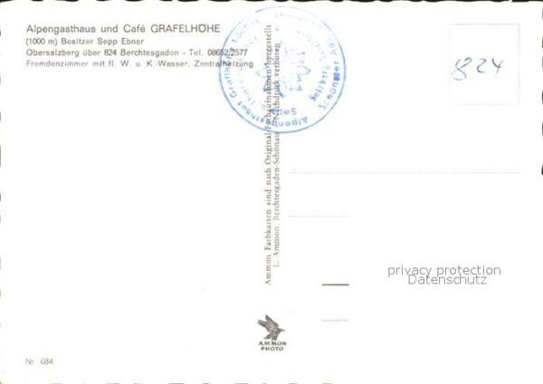 Berchtesgaden Obersalzberg Gasthaus Cafe Grafelhöhe – Bild 2
