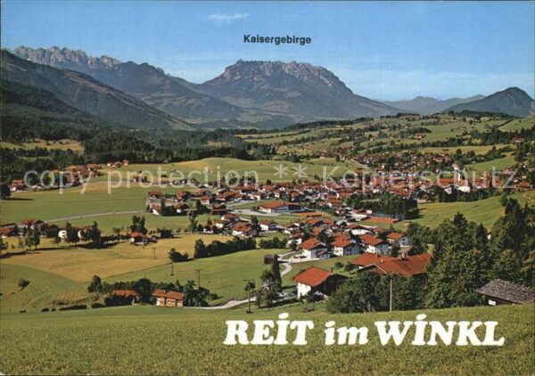 Reit Winkl mit Kaisergebirge