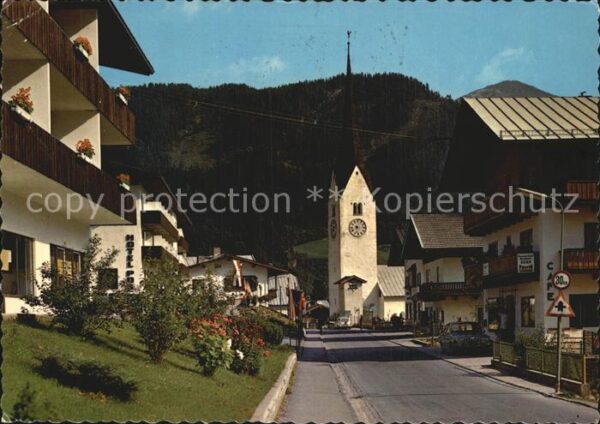 Krimml Ortspartie mit Kirche