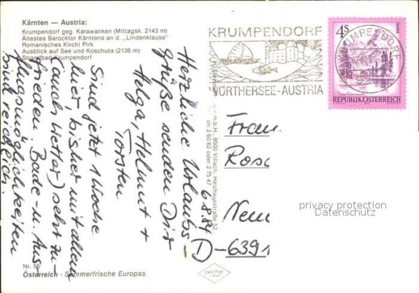 Krumpendorf Woerther See Barocktor Kirchi-Pirk Koschuta – Bild 2