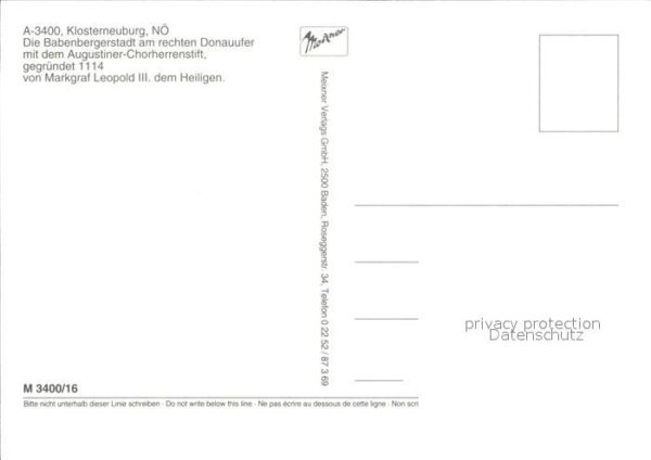 Klosterneuburg Fliegeraufnahme mit Augustiner Chorherr – Bild 2