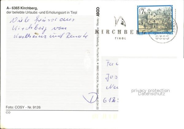 Kirchberg Tirol Ortspartie – Bild 2