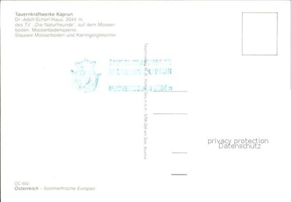 Kaprun Fliegeraufnahme Tauernkraftwerke – Bild 2