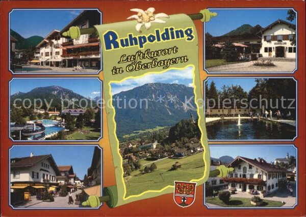 Ruhpolding Freibad Fliegeraufnahme Ortspartien