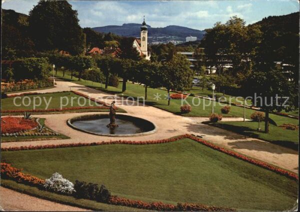 Bad Brueckenau Blick vom Fürstenhof in den Park