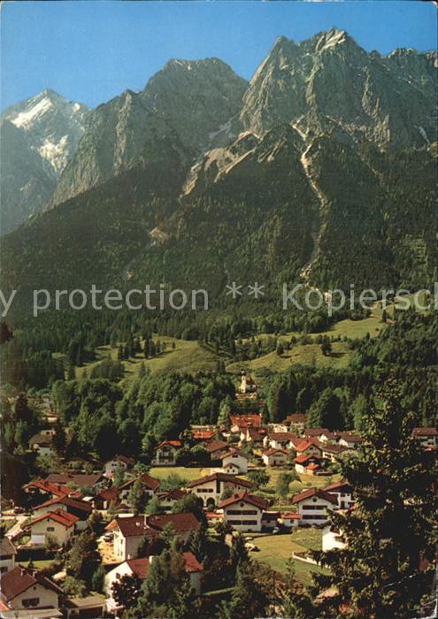 Grainau Zugspitzdorf mit kleinen und grossen Wa