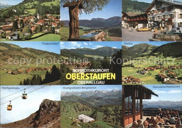 Oberstaufen Schrotkur Steibis Hochgratbahn Thalkirc