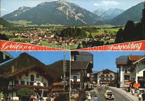 Ruhpolding Fliegeraufnahme Ortspartien