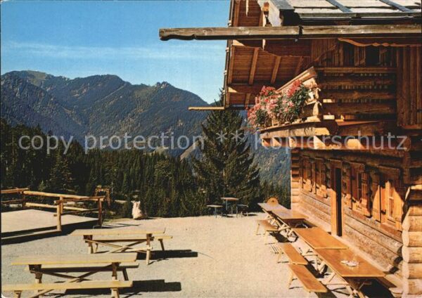 Ruhpolding Raffmer Alm mit Hochfelln