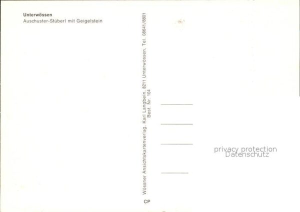 Unterwoessen Auschuster Stüberl mit Geigelstein – Bild 2