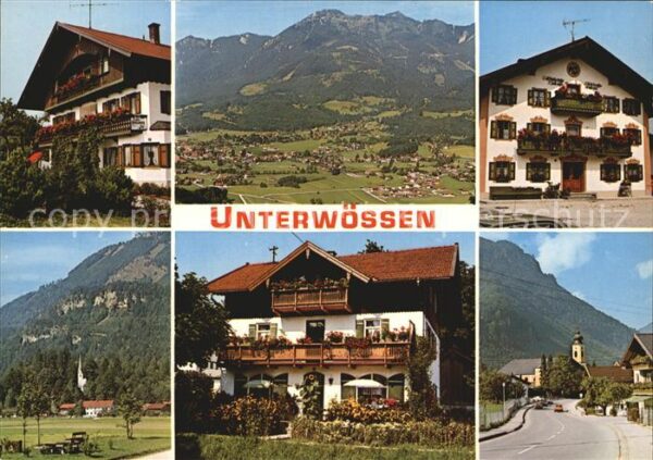 Unterwoessen Ortspartie Bauernhäuser