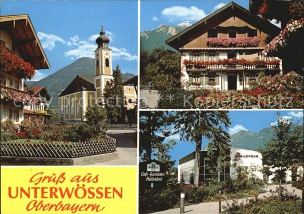 Unterwoessen Hallenbad Kirchenpartie